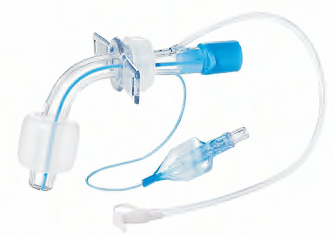 Трахеостомічна трубка з манжетою та портом для надманжеточної аспірації з регульованим фланцем розмір 7,0, Sumi